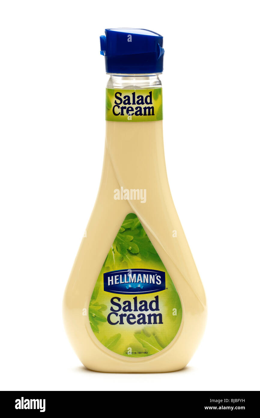 Contenitore di plastica di Helman insalata della crema di latte Foto Stock