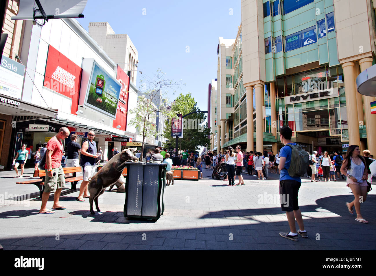 Rundle Street Adelaide, Australia del Sud Foto Stock