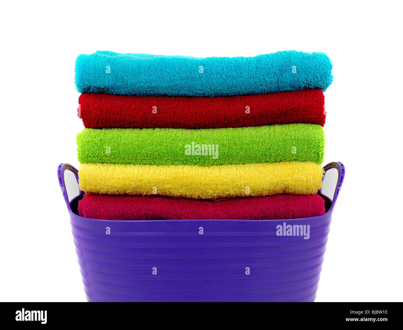 Asciugamani bagno Foto Stock