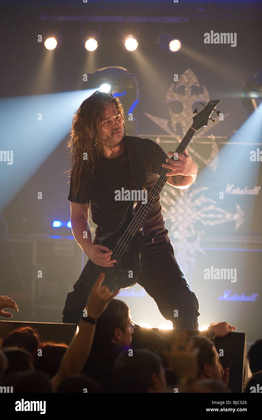 L'ipocrisia, Svezia band death metal esegue sul palco al Club Diesel il 18 febbraio Foto Stock