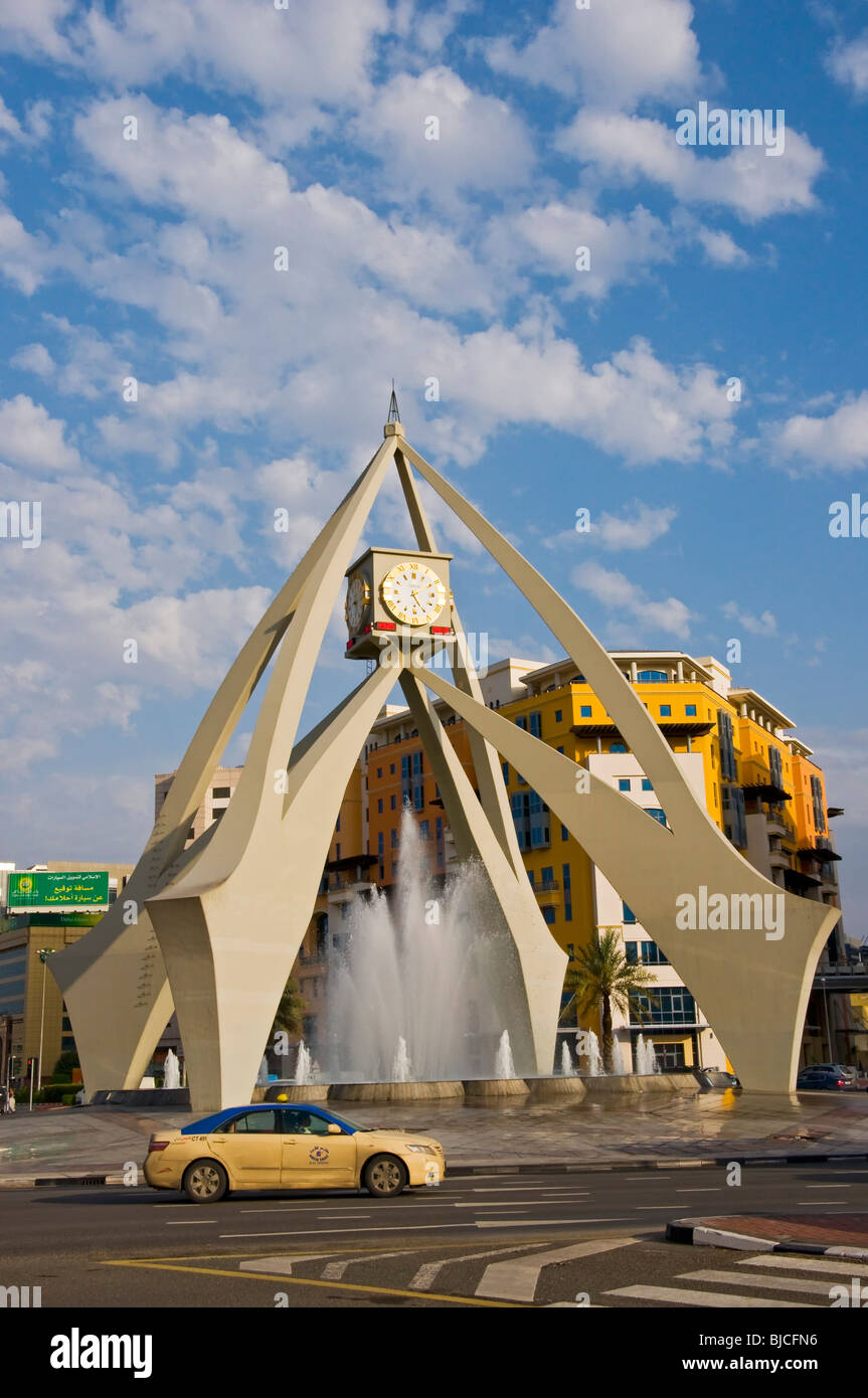 Torre dell Orologio Deira Dubai Foto Stock