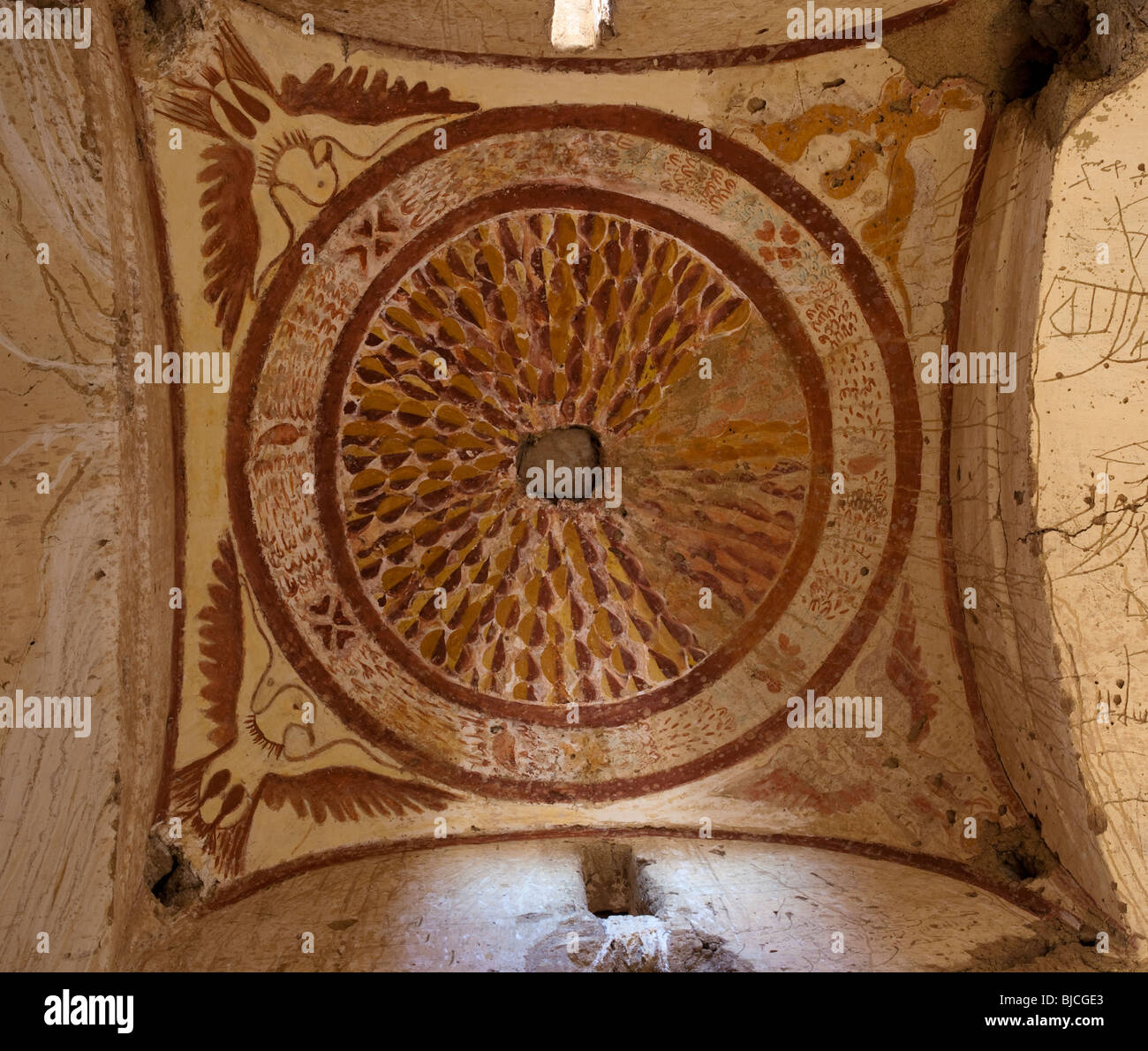 Dei primi Cristiani tomba a el Baqawat, Kharga oasis, Egitto Foto Stock