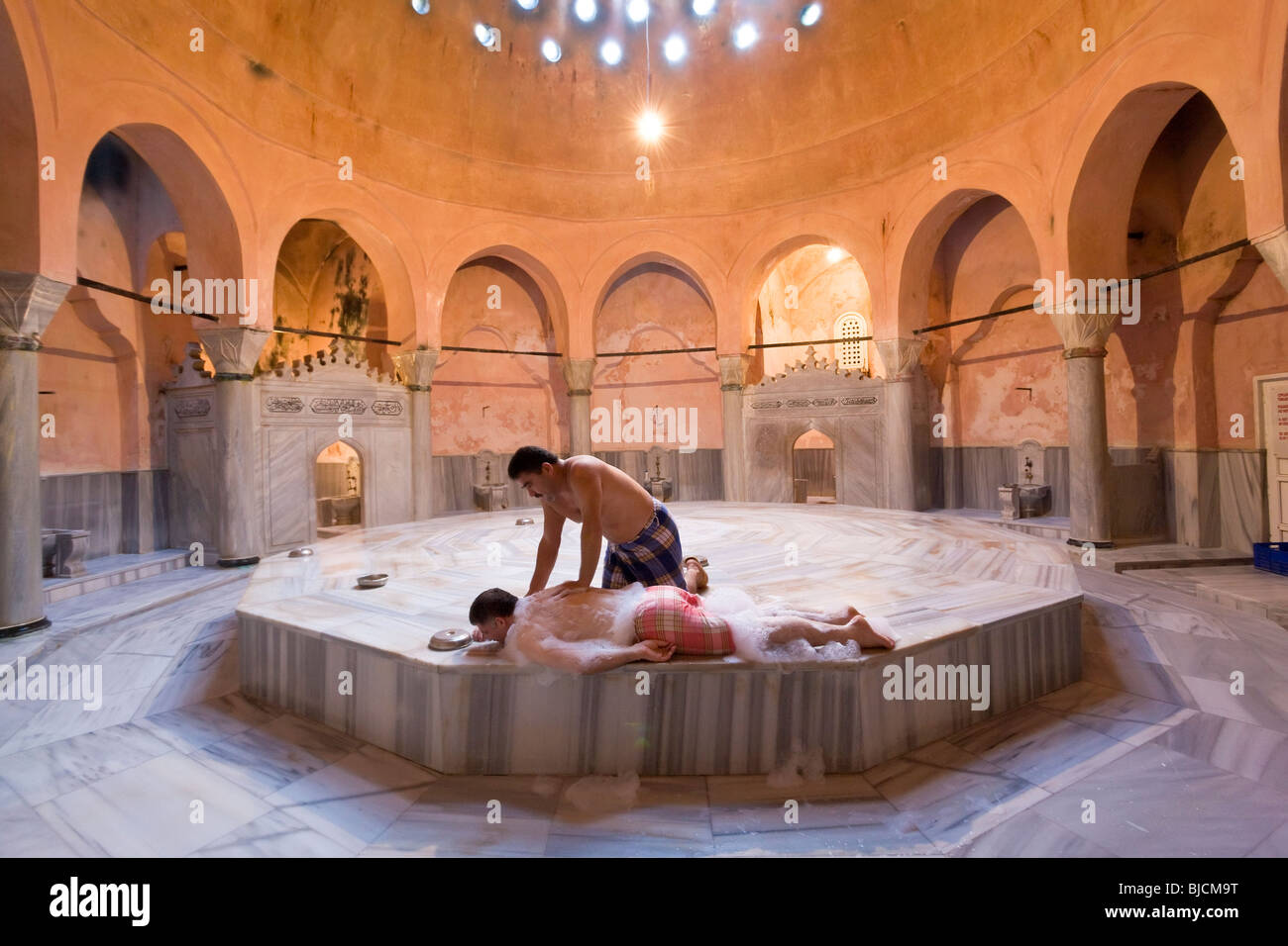 Tradizionale Bagno Turco O Hammam Istanbul Turchia Foto Stock