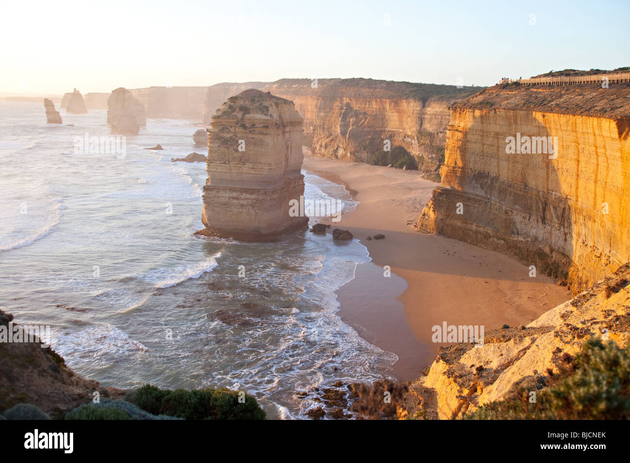 New Scenic 5 posti sulla costa australiana, Great Ocean Road, Victoria, Australia Foto Stock