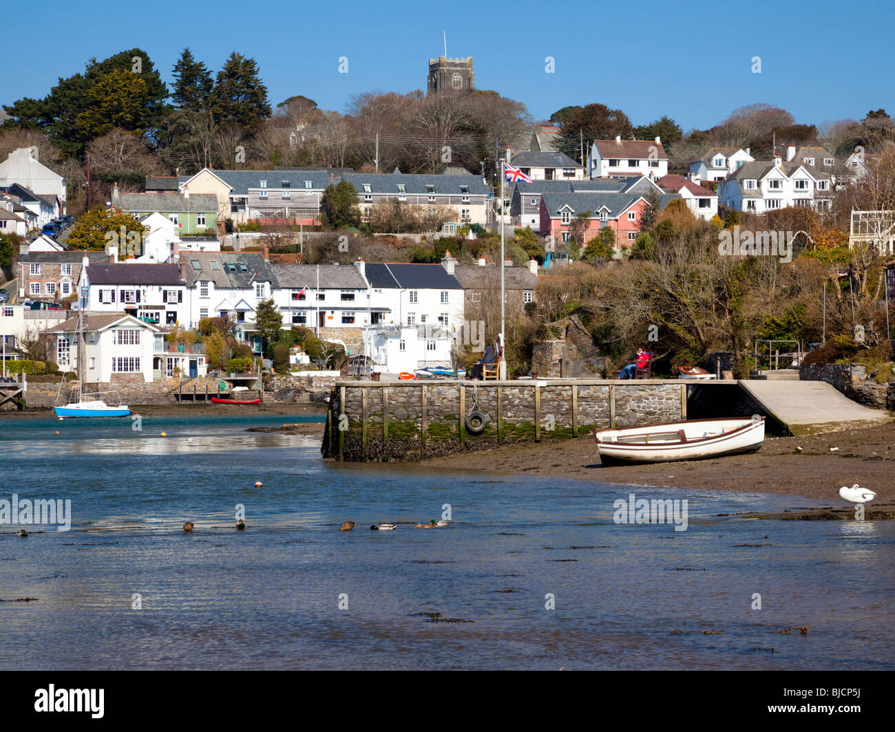 Noss Mayo, Devon England Regno Unito Foto Stock