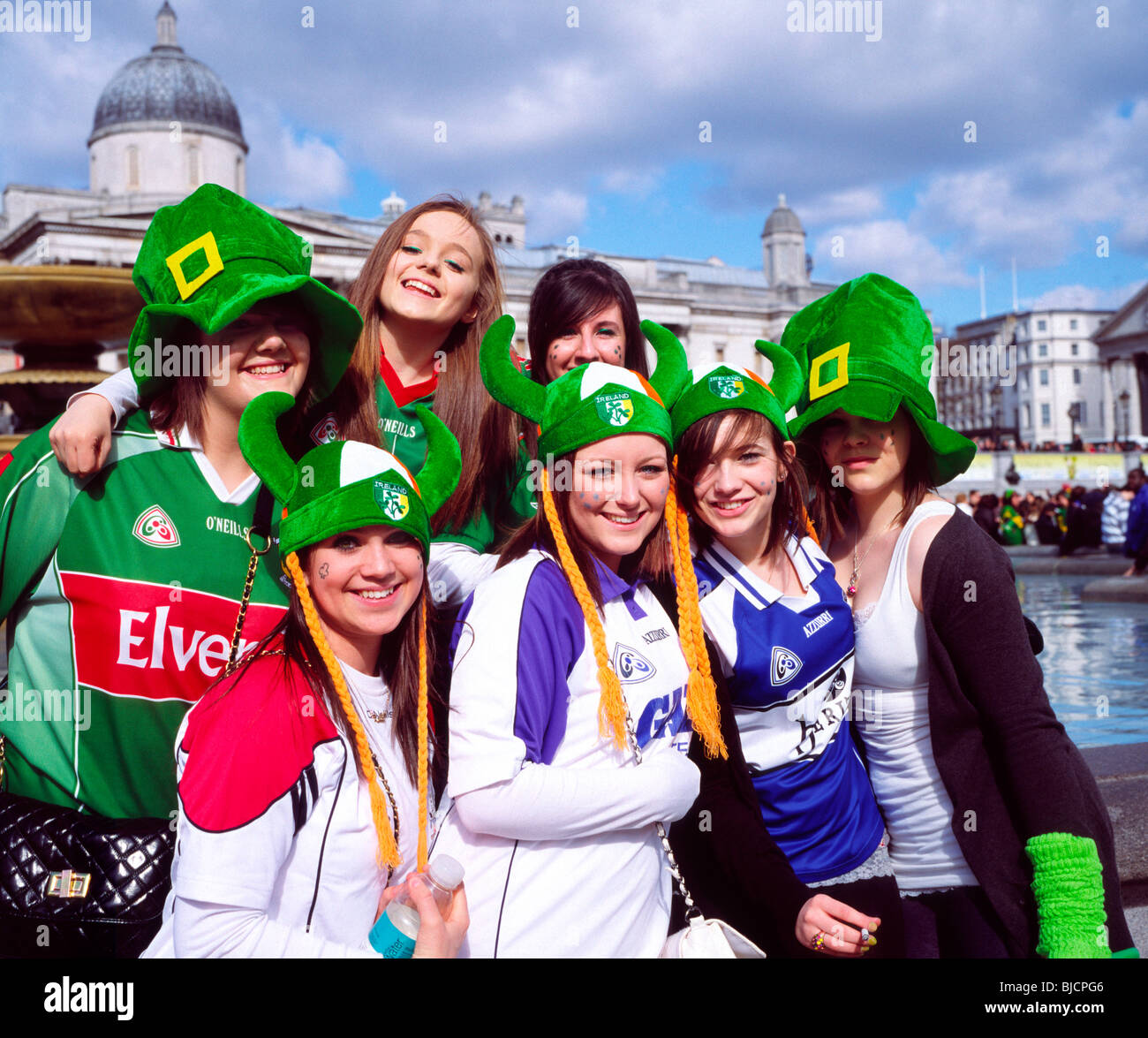 Il giorno di San Patrizio Londra 2010 Foto Stock