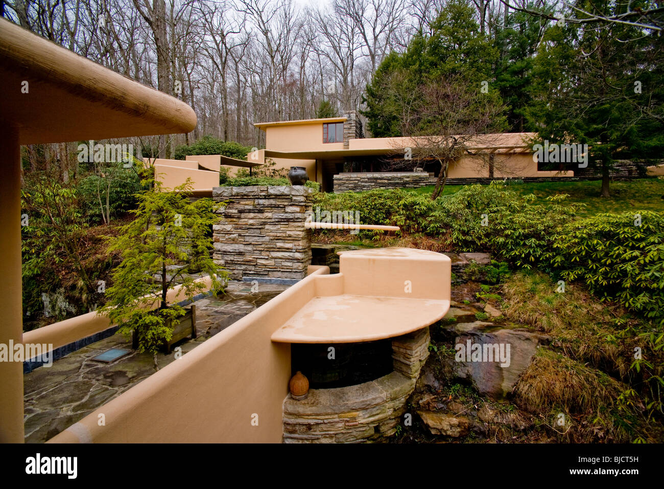 Fallingwater in Pennsylvania USA Foto Stock