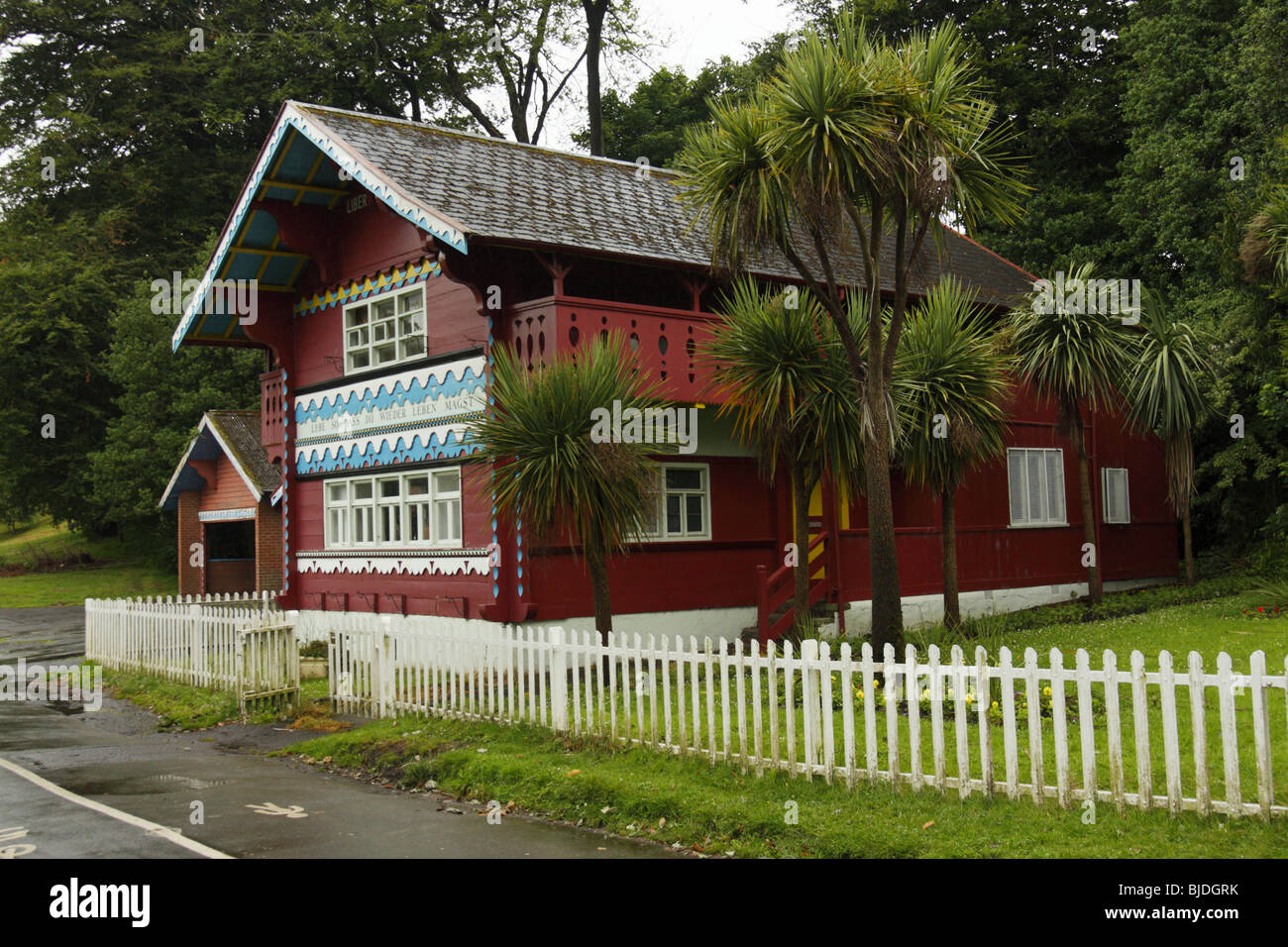 Swiss Cottage, Singleton Park, Swansea, West Glamorgan, South Wales, Regno Unito Foto Stock