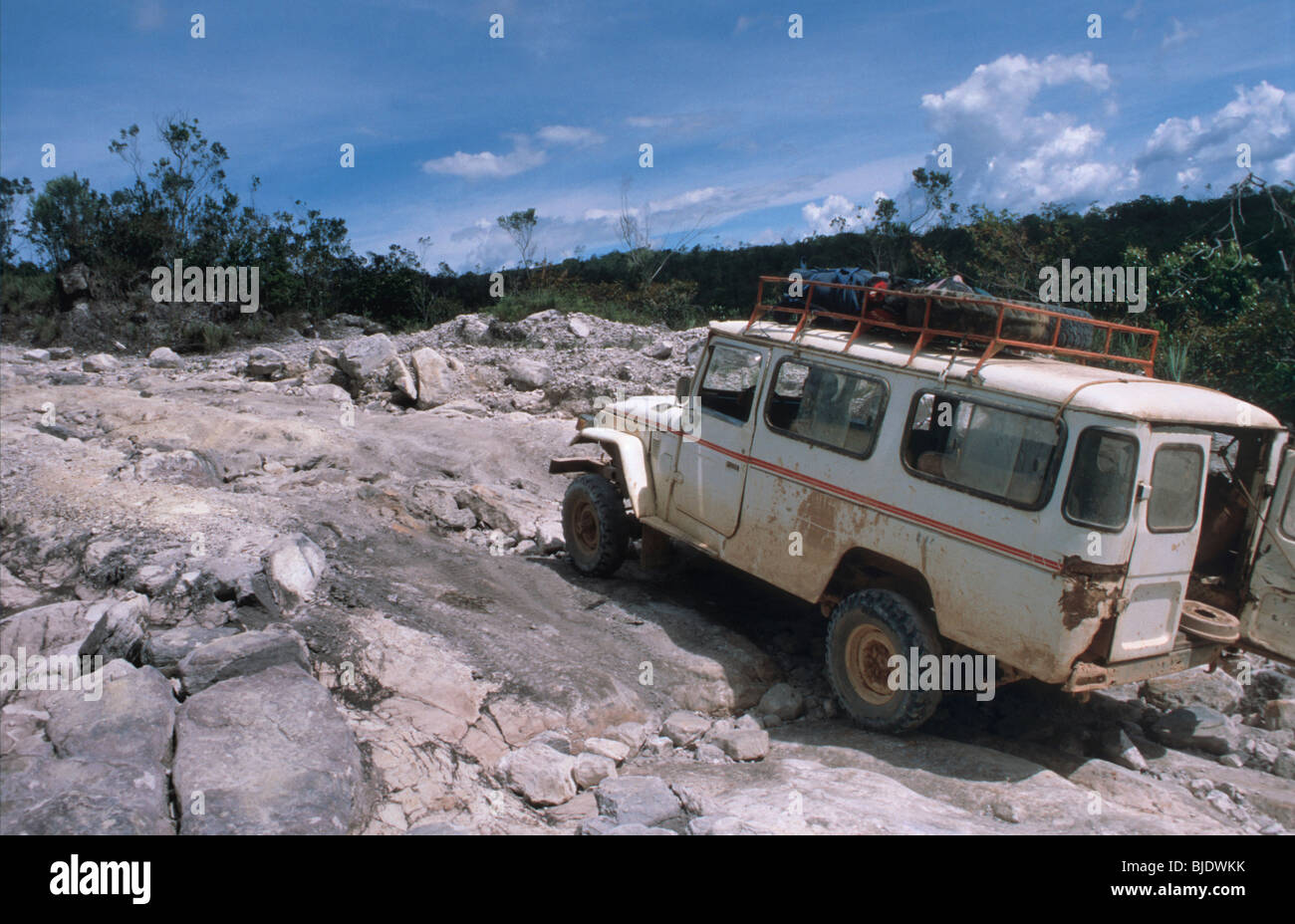 Adventurously in viaggio in Venezuela Foto Stock