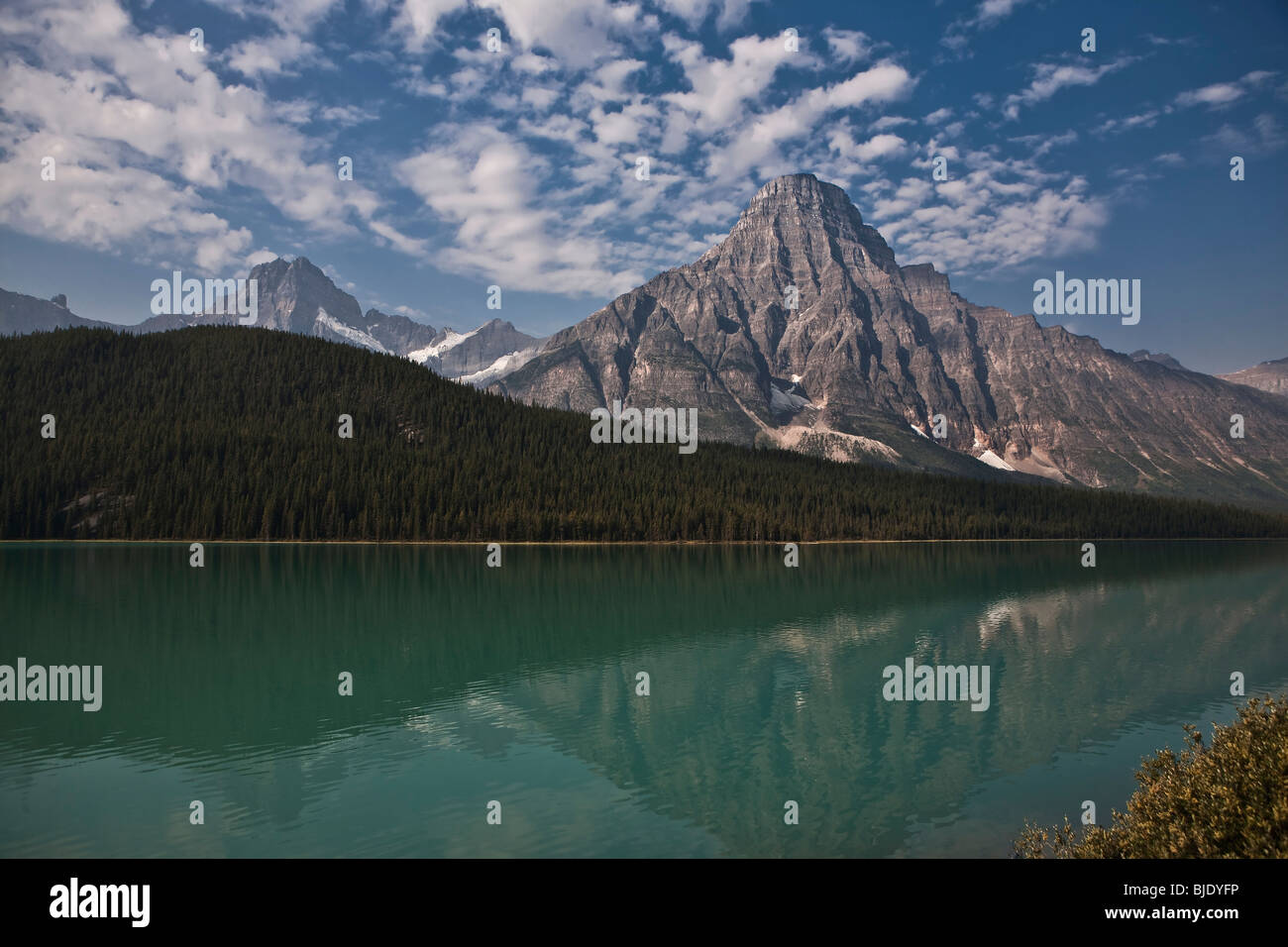 Tempio Lago - Jasper National Park - Alberta - Canada Foto Stock