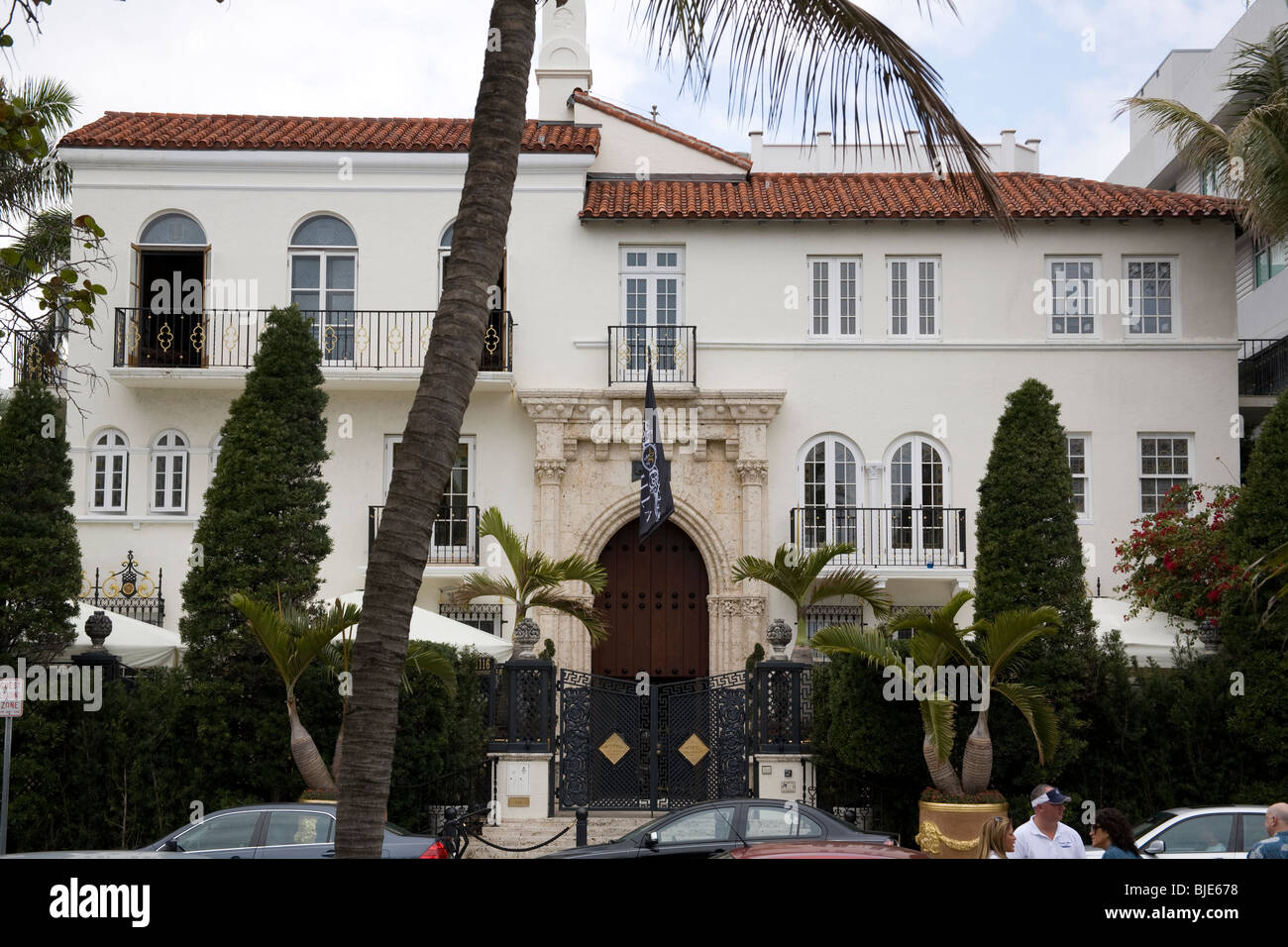 Casa Casuarina, Gianni Versace Mansion su Ocean Drive e South Beach e a  Miami Florida Foto stock - Alamy