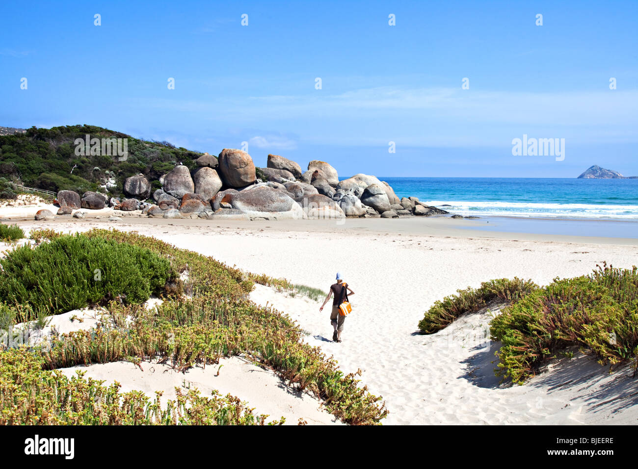 La baia di whiskey, Wilsons Promontory National Park, Victoria, Australia Foto Stock