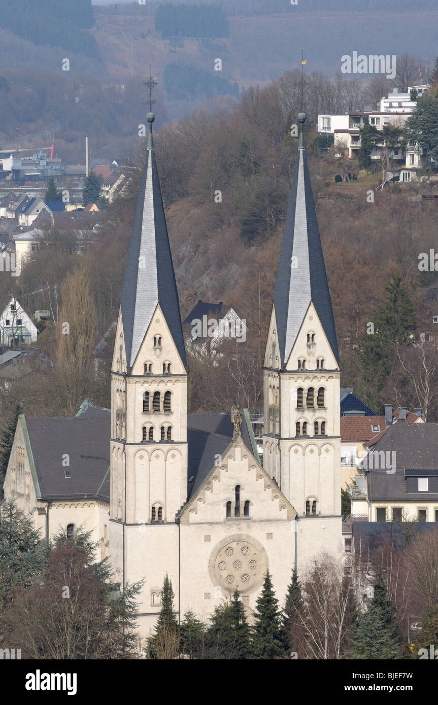 La Chiesa di San Michele a Siegen, Germania Foto Stock