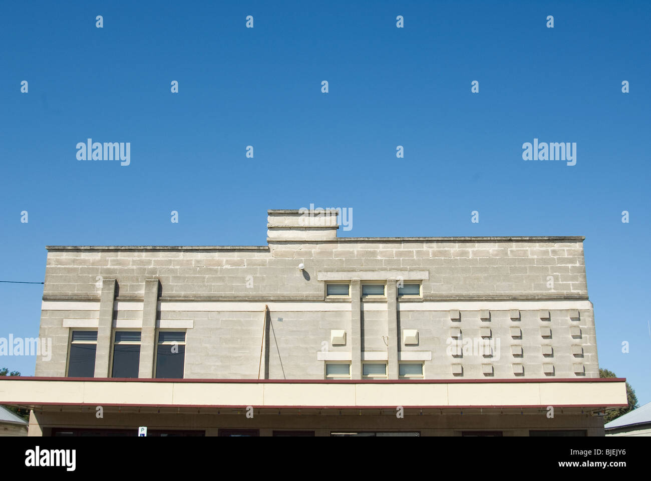 In disuso vecchio art deco cinema in Port Fairy Foto Stock