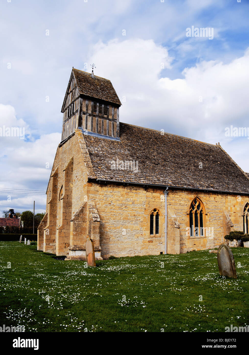 La parrocchia di Long marston village warwickshire Foto Stock