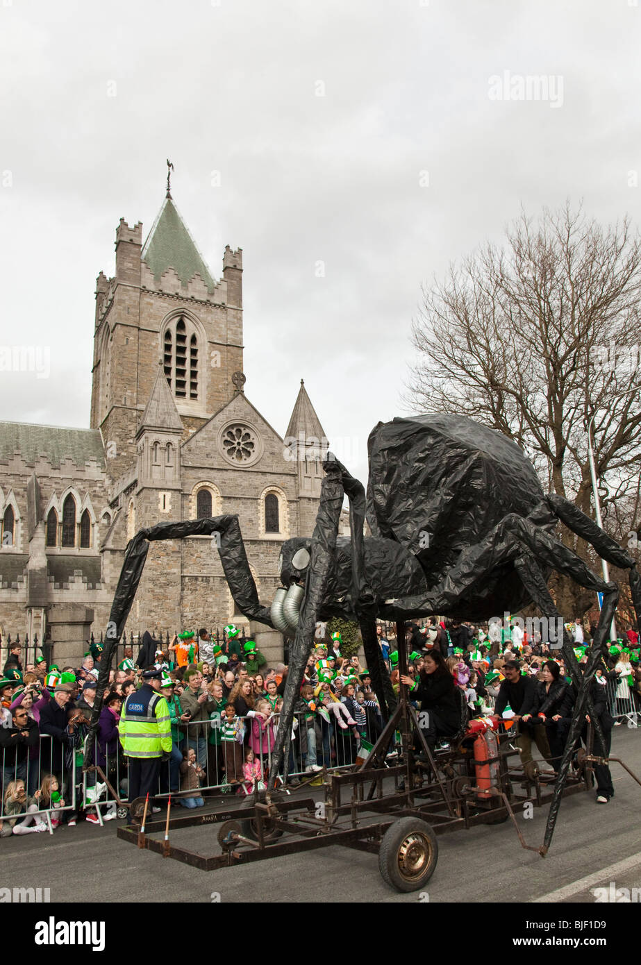 La festa di san Patrizio parade. Dublino, Irlanda. Foto Stock