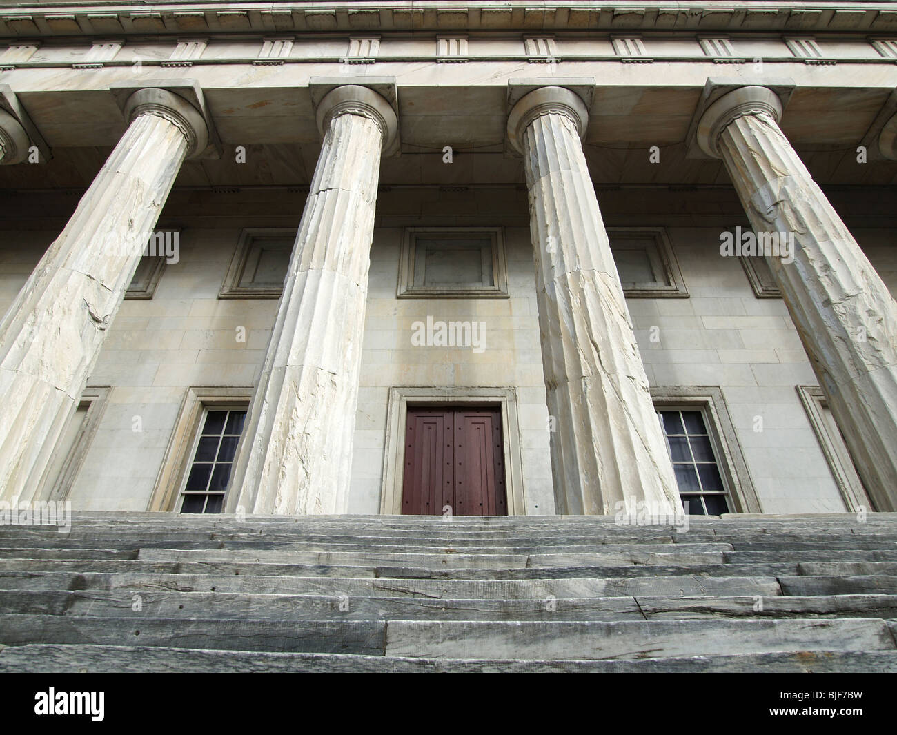 La storica seconda National Bank building in Indepence Parco Nazionale. Philadelphia PA Foto Stock