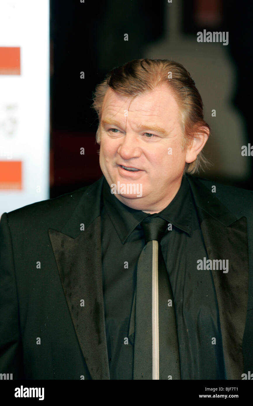 BRENDAN GLEESON ORANGE BRITISH ACADEMY FILM AWARDS Royal Opera House Covent Garden di Londra Covent Garden Londra Inghilterra 08 Foto Stock