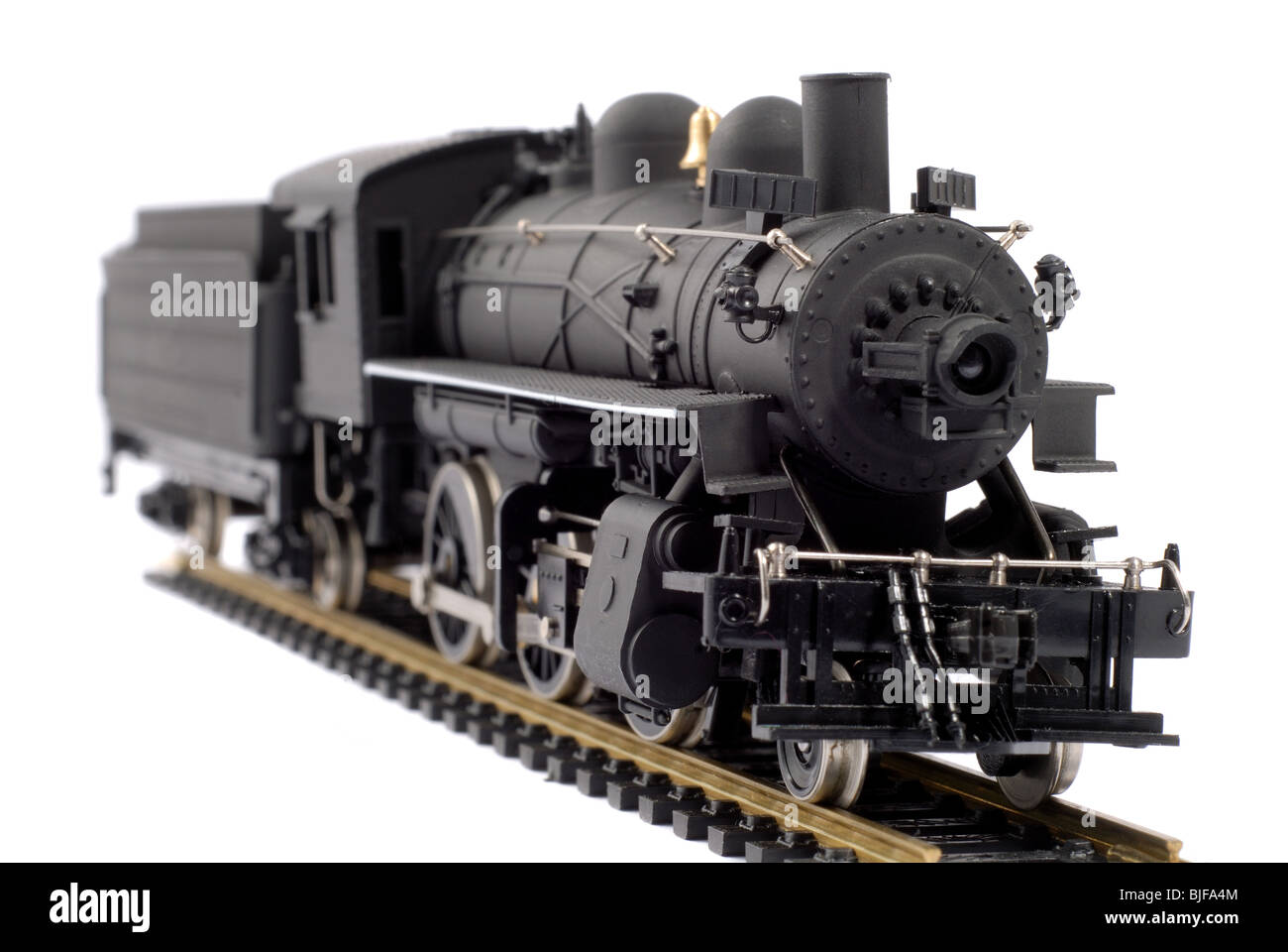 Modello in scala di un vecchio treno a vapore Foto Stock