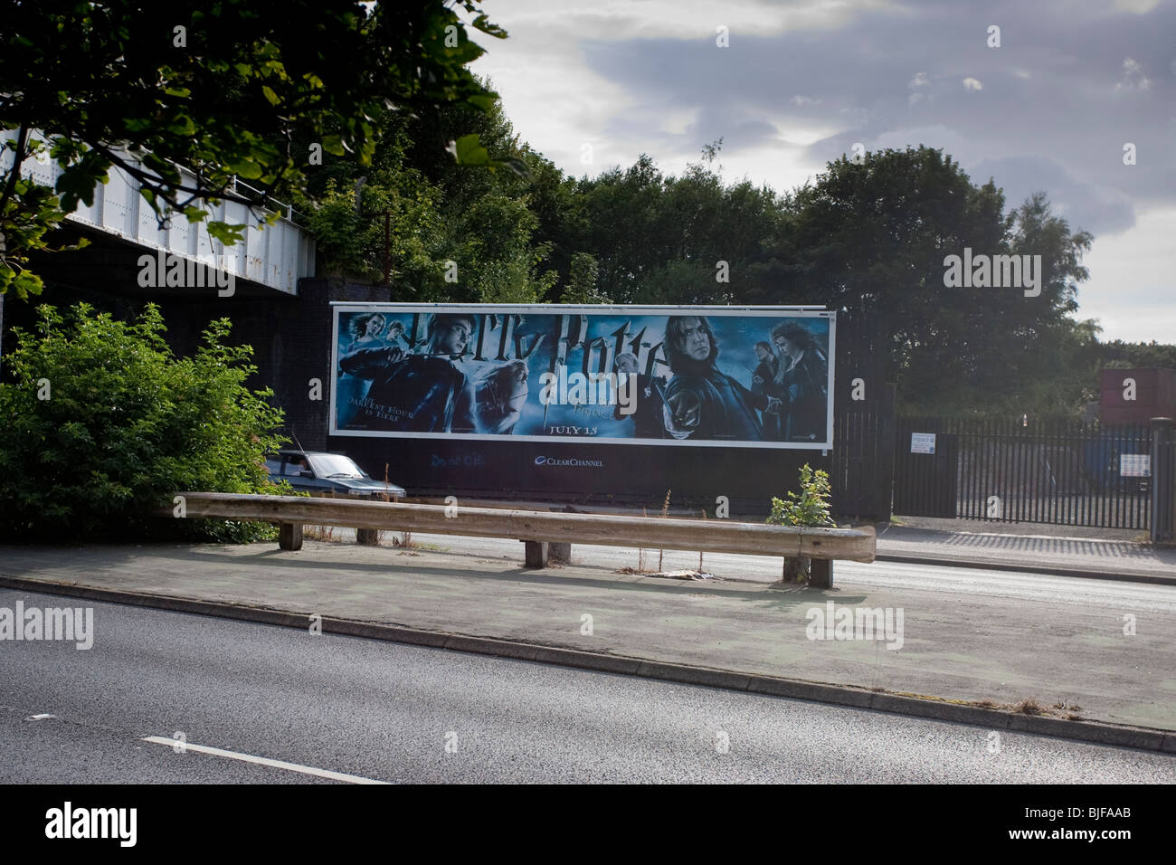 Film di Harry Potter sign in Liverpool Foto Stock