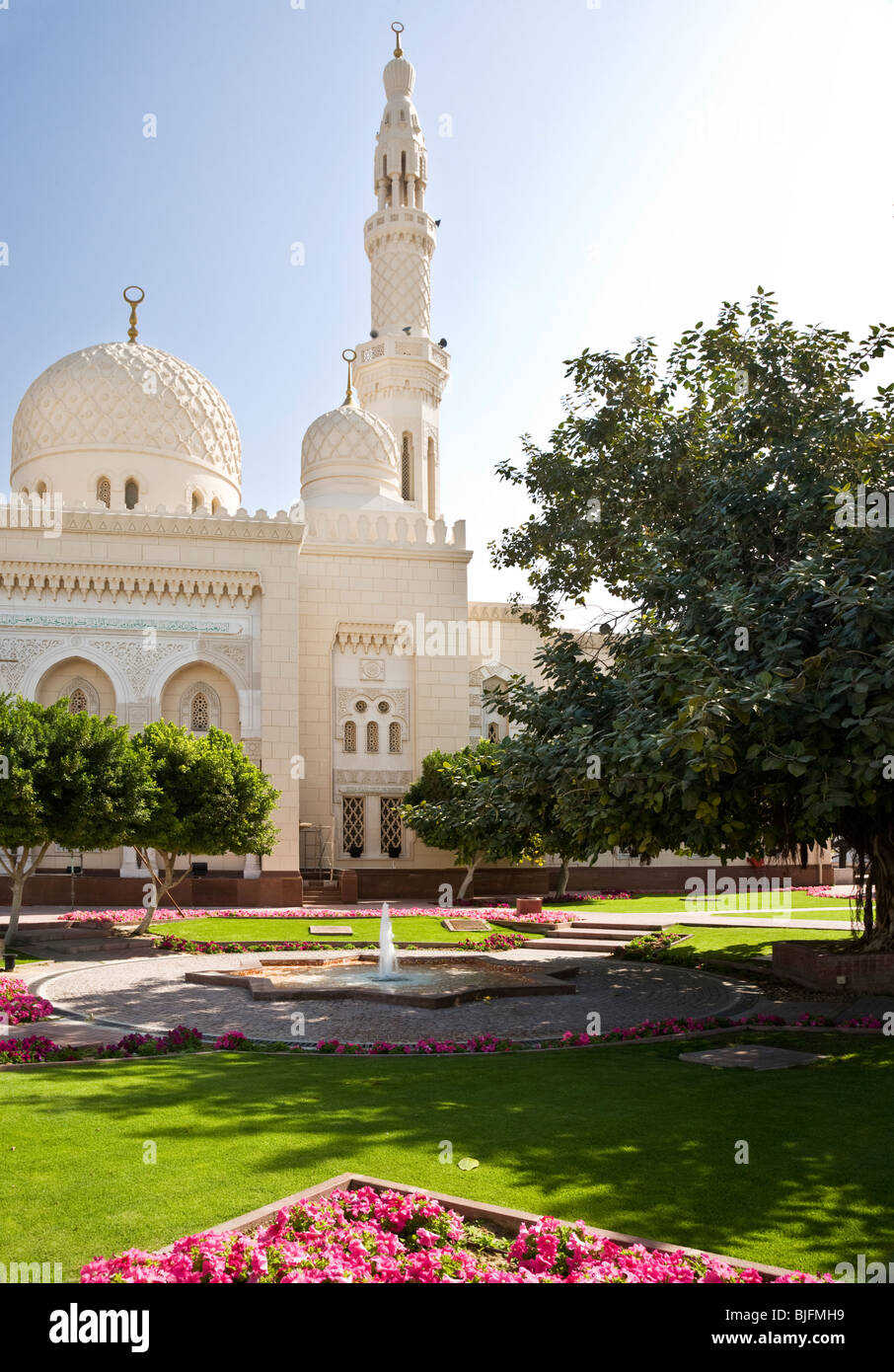 La Moschea di Jumeirah a Dubai, Emirati Arabi Uniti, Emirati arabi uniti Foto Stock