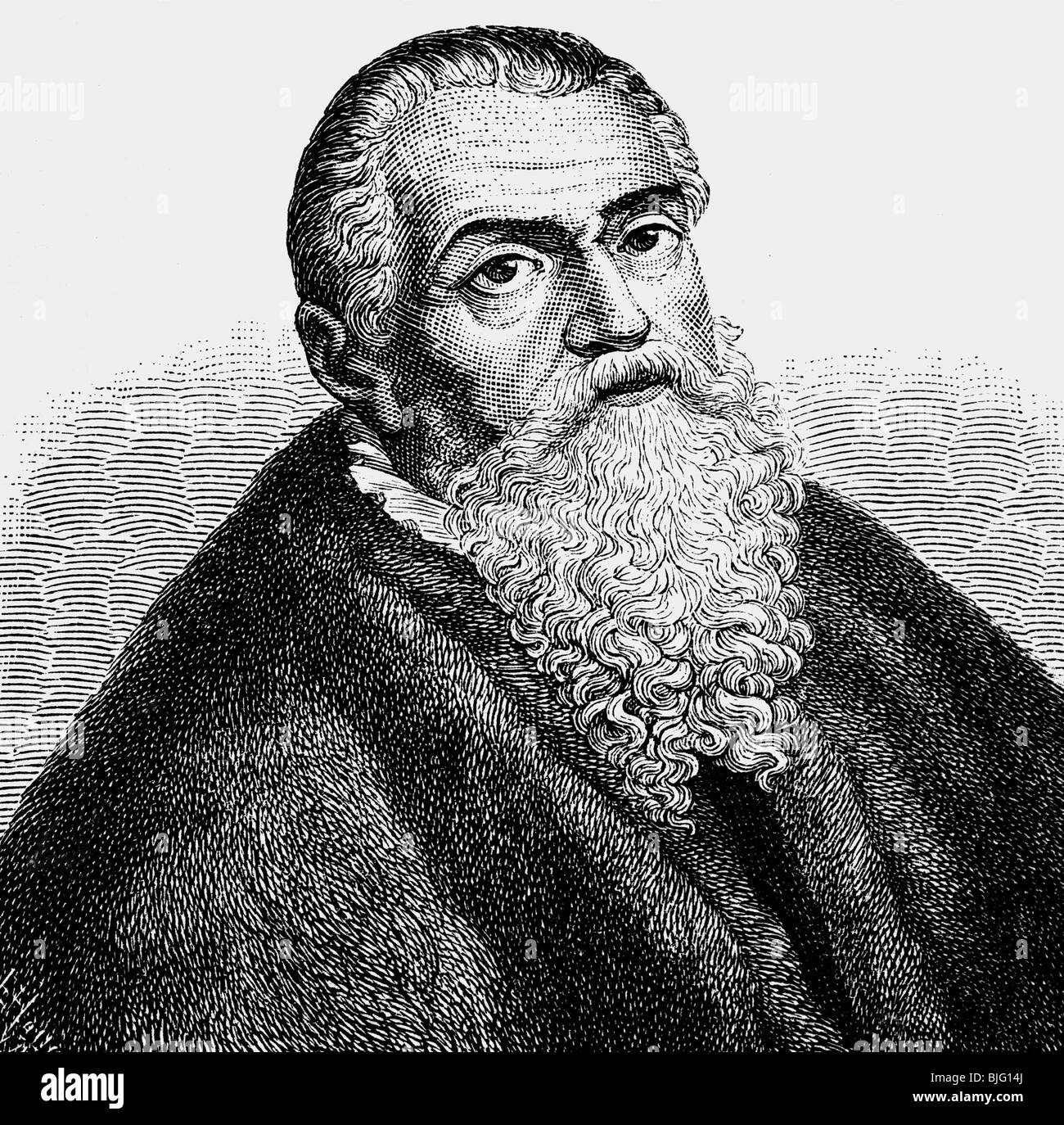 Cranach, Lucas the Elder, 1472 - 16.10.1553, pittore e illustratore tedesco, ritratto, incisione in legno, 19th secolo, , Foto Stock