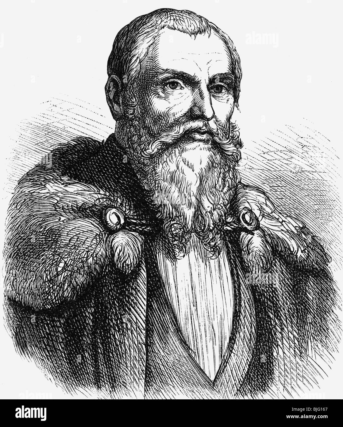 Cranach, Lucas the Elder, 1472 - 16.10.1553, pittore e illustratore tedesco, ritratto, incisione in legno, 19th secolo, , Foto Stock