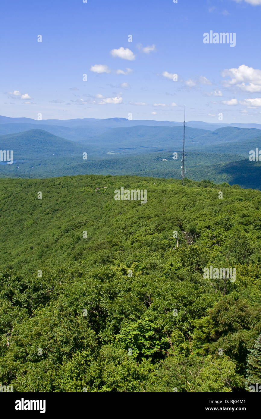 Si affacciano sul monte nelle Catskills Mountains, Woodstock, New York, Stati Uniti d'America Foto Stock