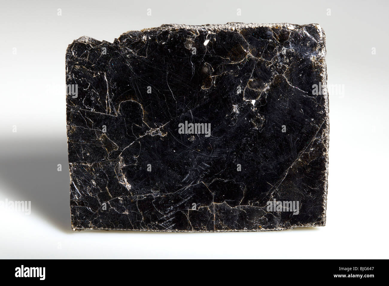 Biotite (rocce metamorfiche) Foto Stock