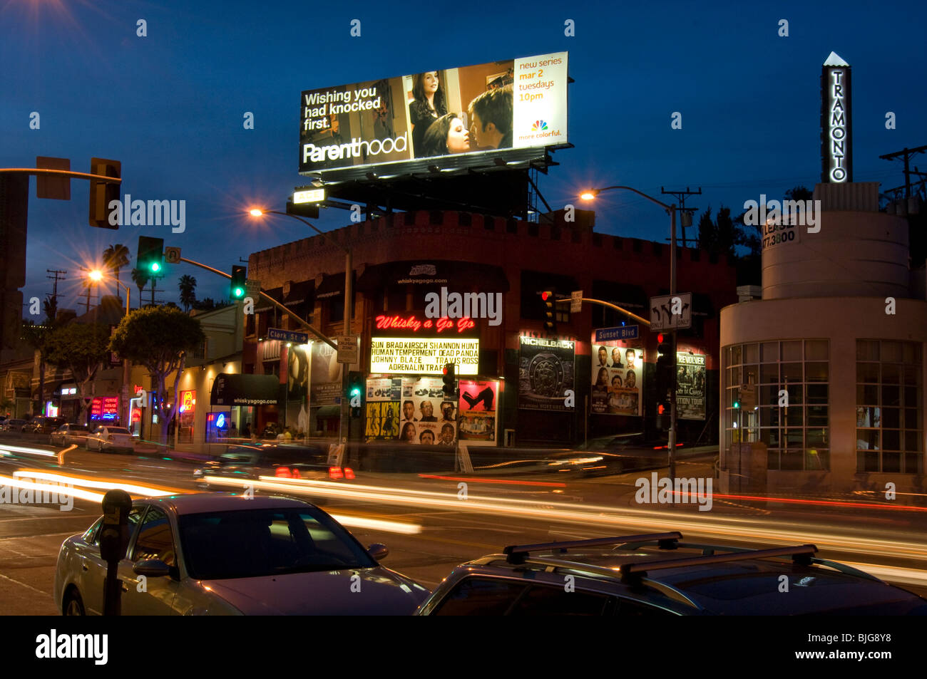 Il Whiskey A Go Go night club sul Sunset Strip Foto Stock
