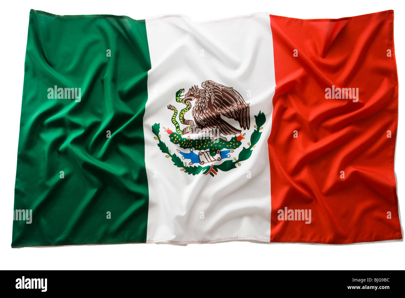 ANLEY Mexico Set bandiera da scrivania Deluxe - Bandiera messicana da tavolo in miniatura da 6 x 4 pollici con palo da 12 - Colori vivaci e resistente allo sbiadimento - Base