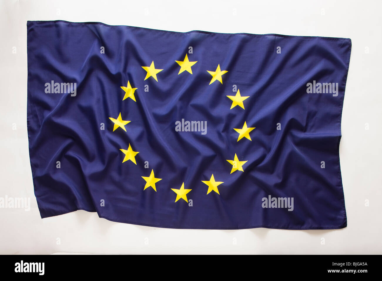 Bandiera dell'Unione europea Foto Stock