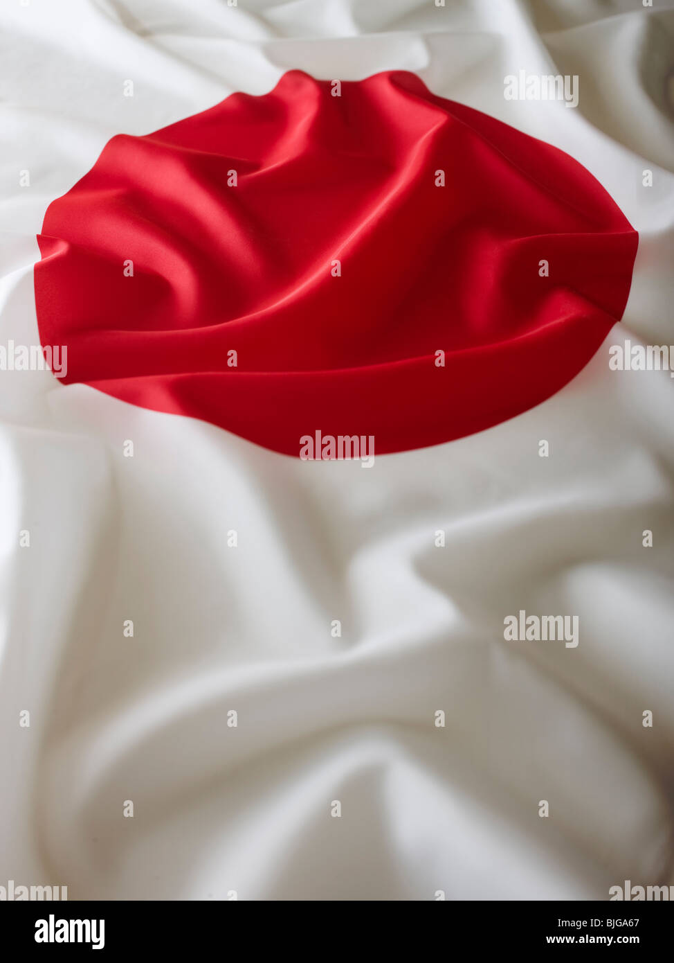 bandiera giapponese Foto Stock