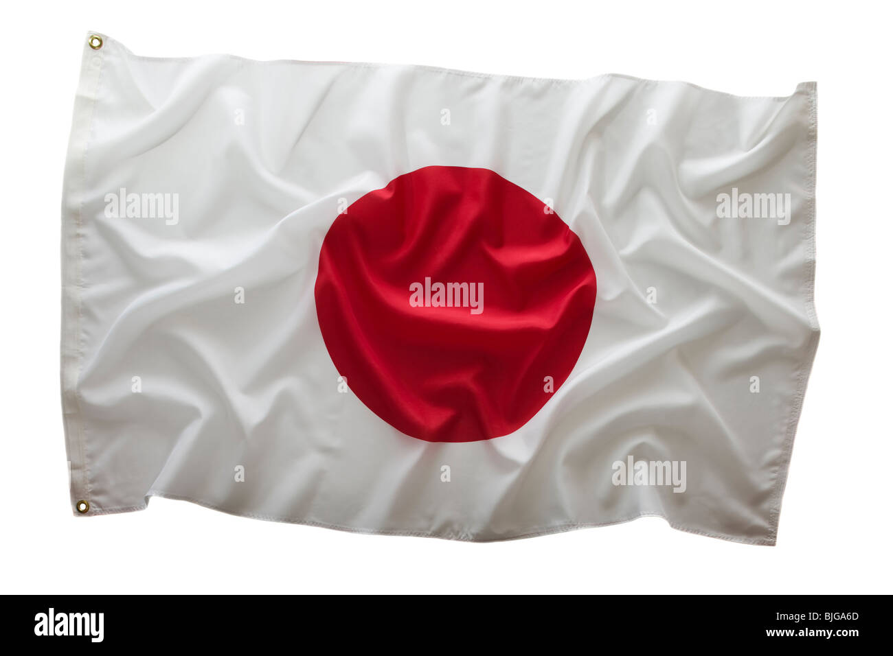 bandiera giapponese Foto Stock