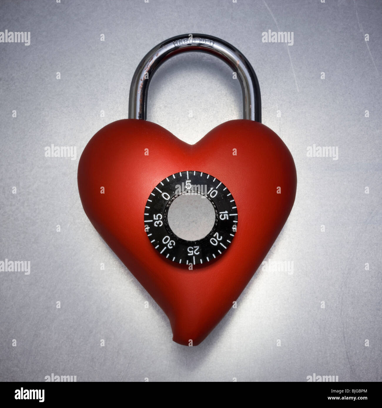 serratura del cuore Foto Stock