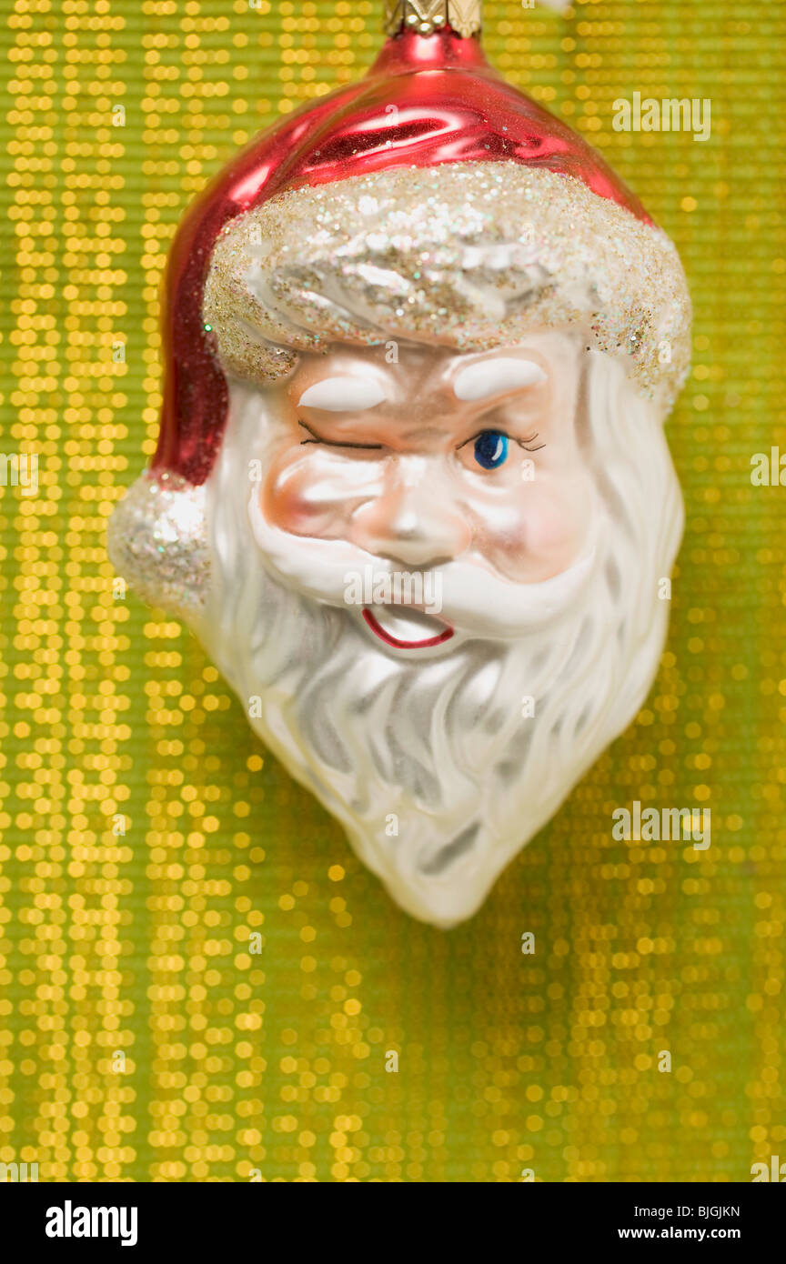 Albero di natale ornamento (Babbo Natale) - Foto Stock