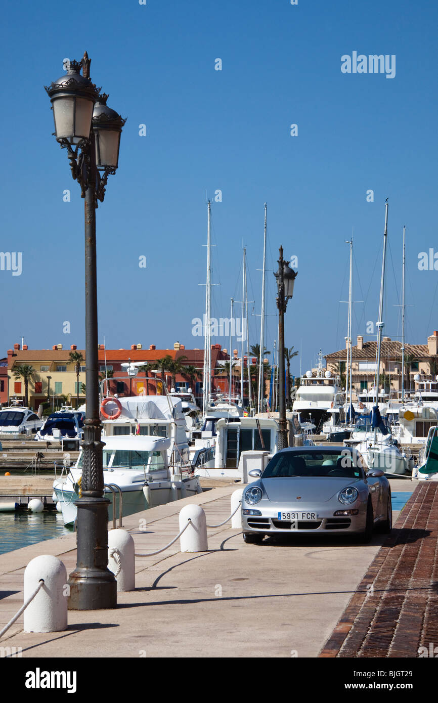 Marina a Sotogrande, Spagna Foto Stock