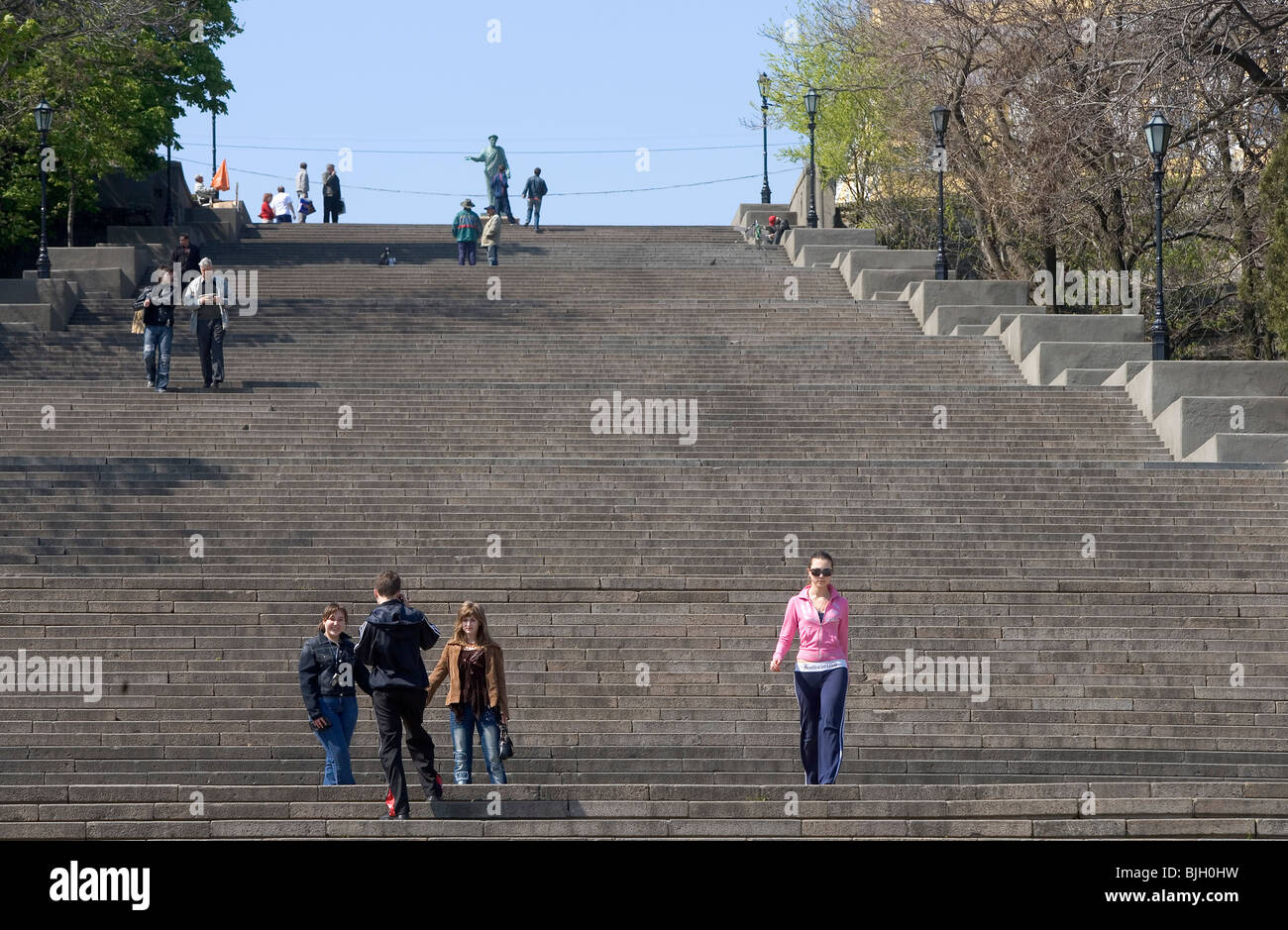 L'UCRAINA,Odessa,Potemkin,Potyomkin,scale,passi Foto Stock