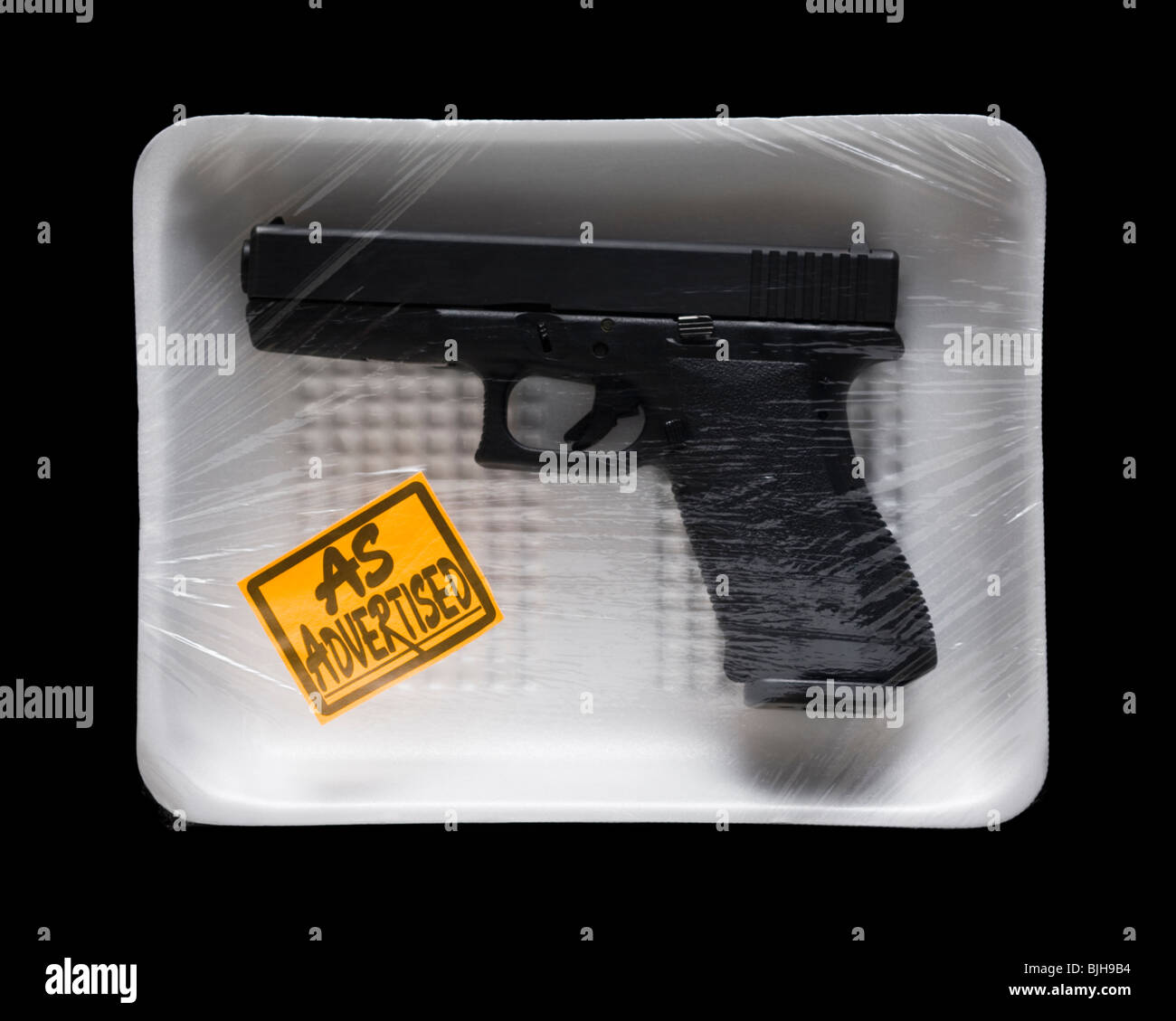 Rivoltella di Glock Foto Stock