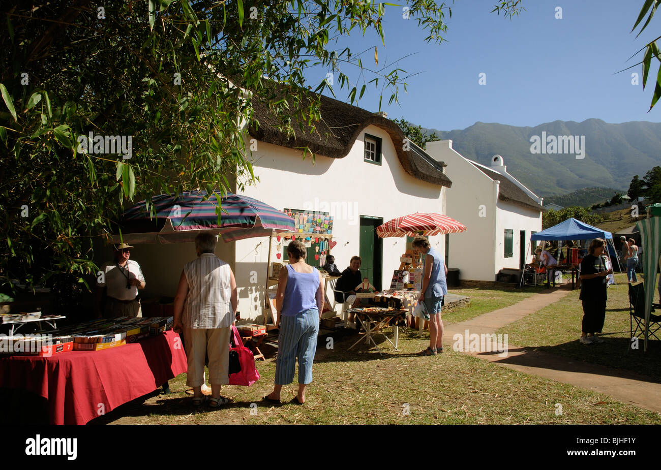 Garden Route paese mercato a Swellendam museo una collezione di edifici storici di Western Cape Sud Africa Foto Stock