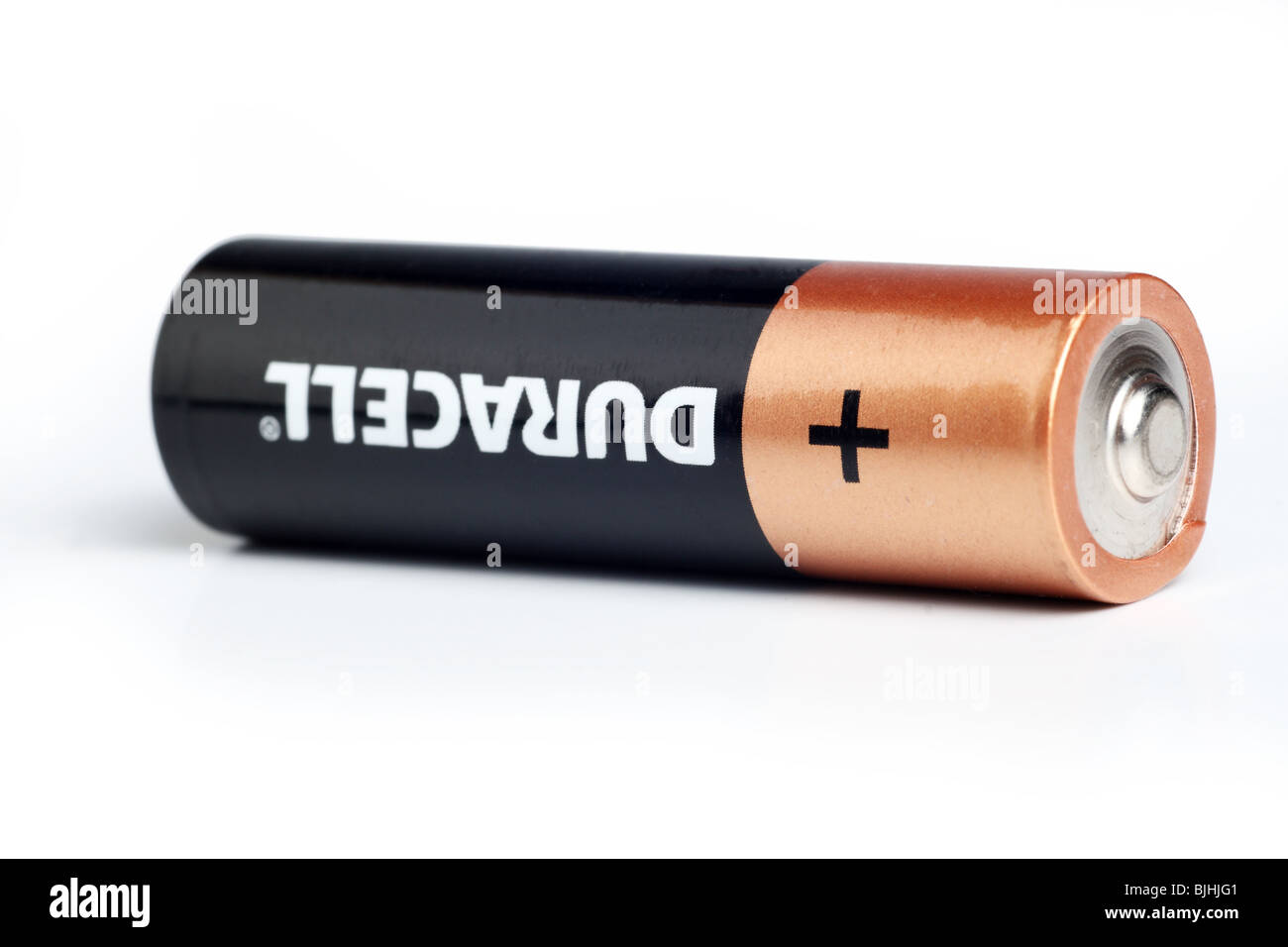 Batteria AA Duracell Foto Stock