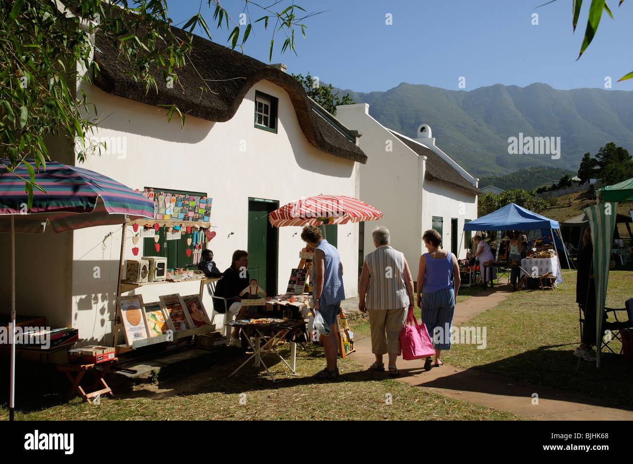 Garden Route paese mercato a Swellendam museo una collezione di edifici storici di Western Cape Sud Africa Foto Stock