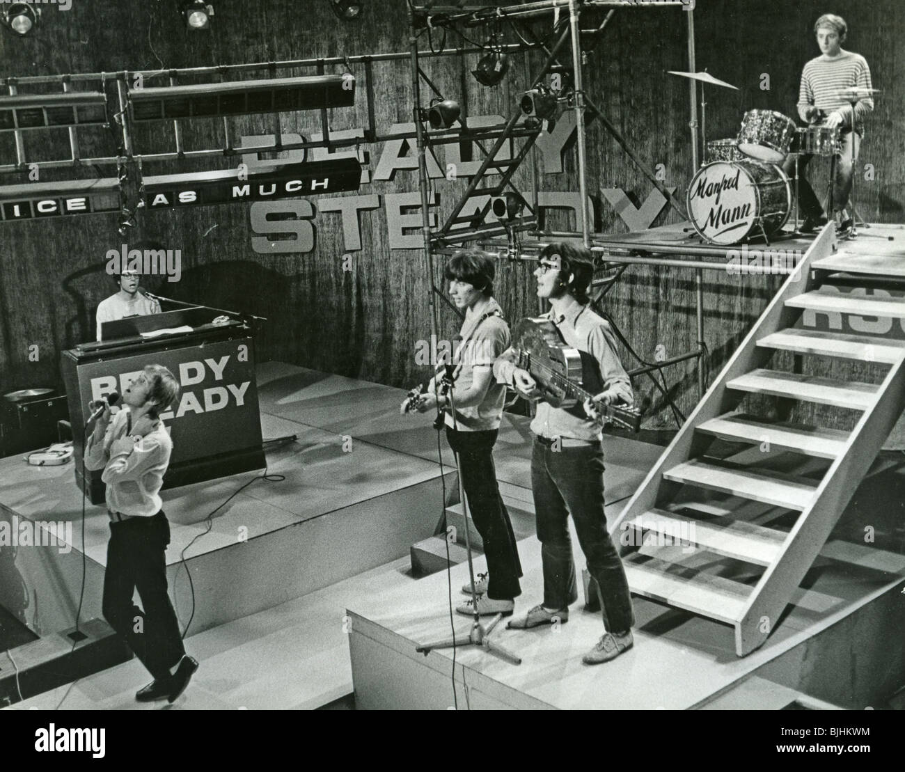 MANFRED MANN su Pronto, stabile, andare nel 1965. Foto: Tony Gale Foto Stock