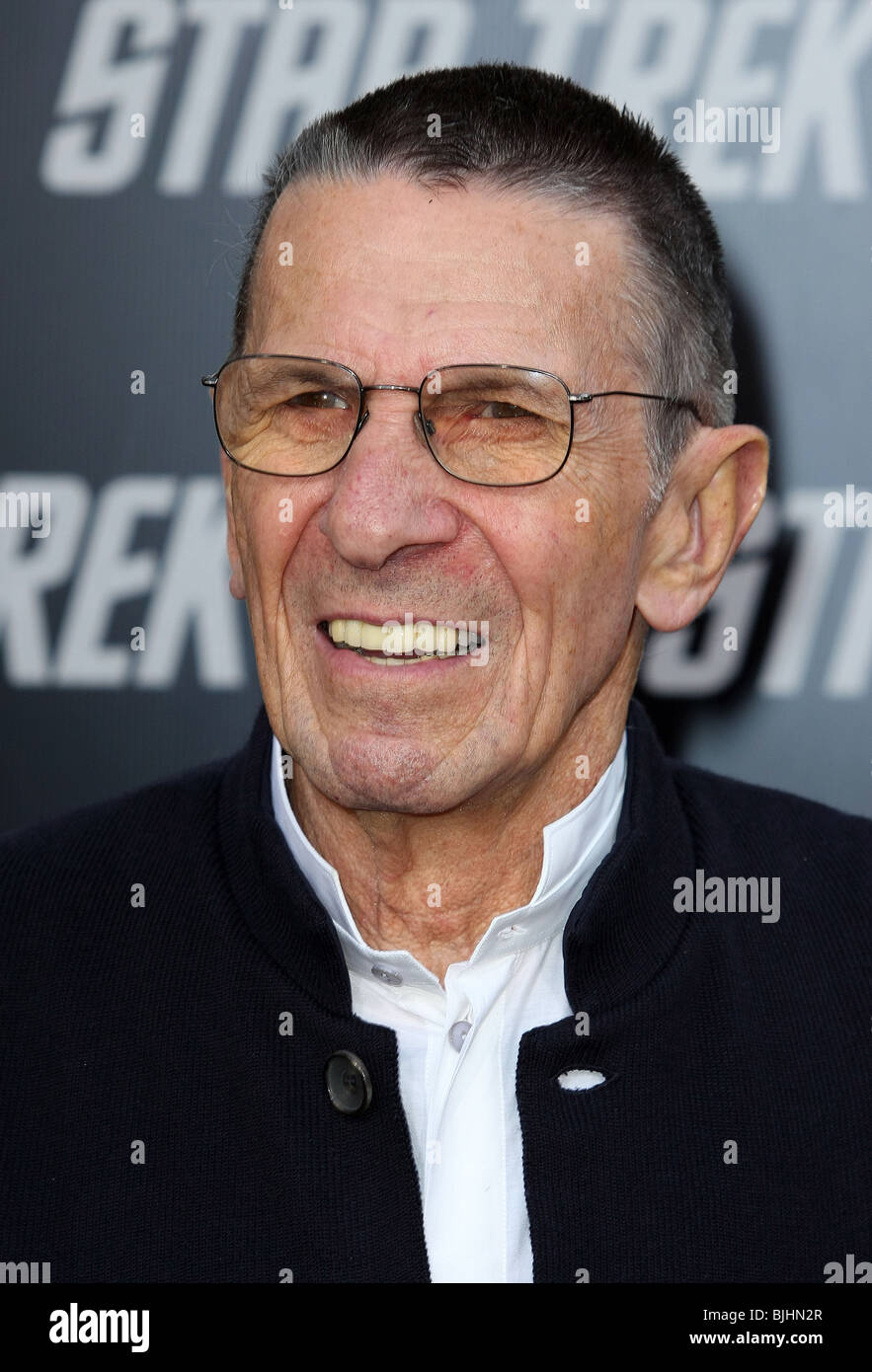 LEONARD NIMOY STAR TREK LOS ANGELES PREMIERE HOLLYWOOD Los Angeles CA USA 30 Aprile 2009 Foto Stock