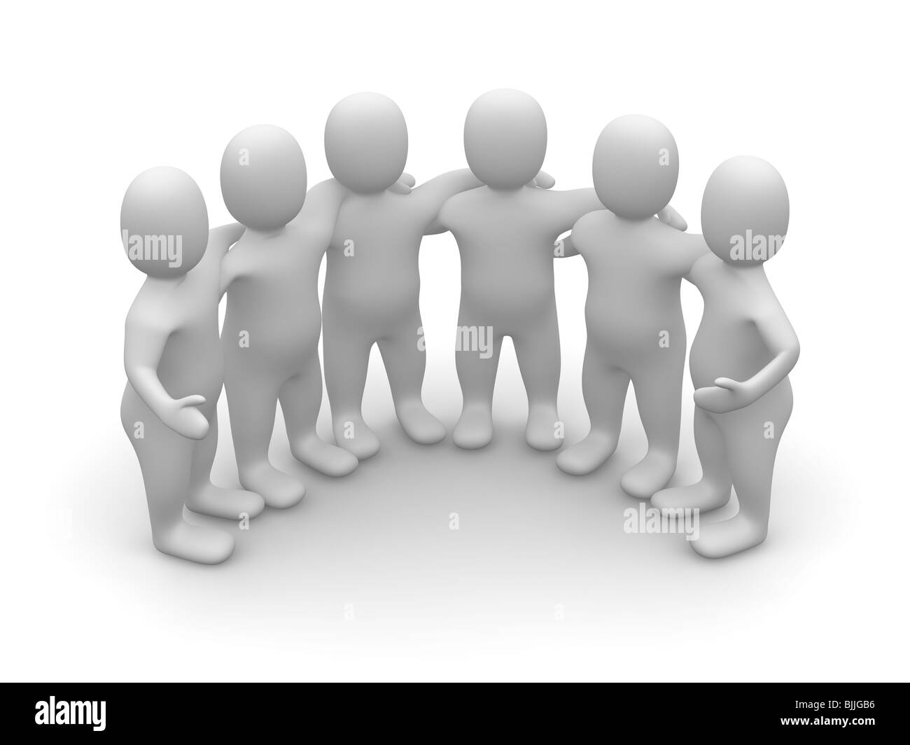 Gruppo di amici Foto Stock