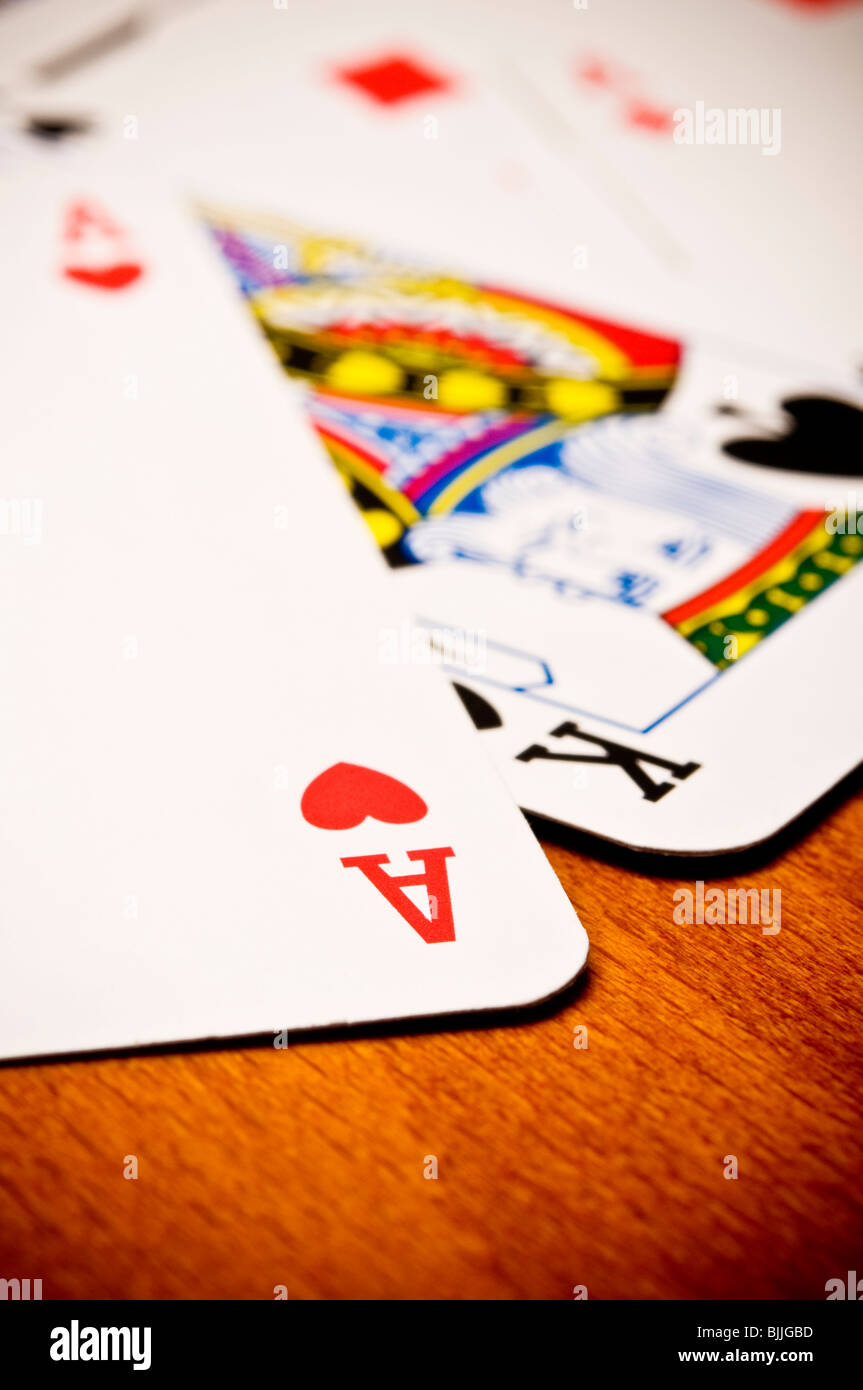 Carte da gioco Foto Stock