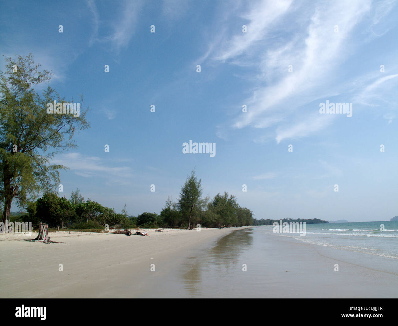 Otres Spiaggia vicino a Sihanoukville in Cambogia meridionale Foto Stock