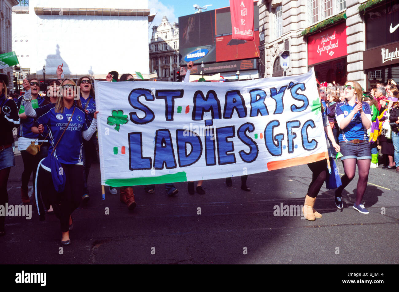 Il giorno di san patrizio Londra 2010 Foto Stock