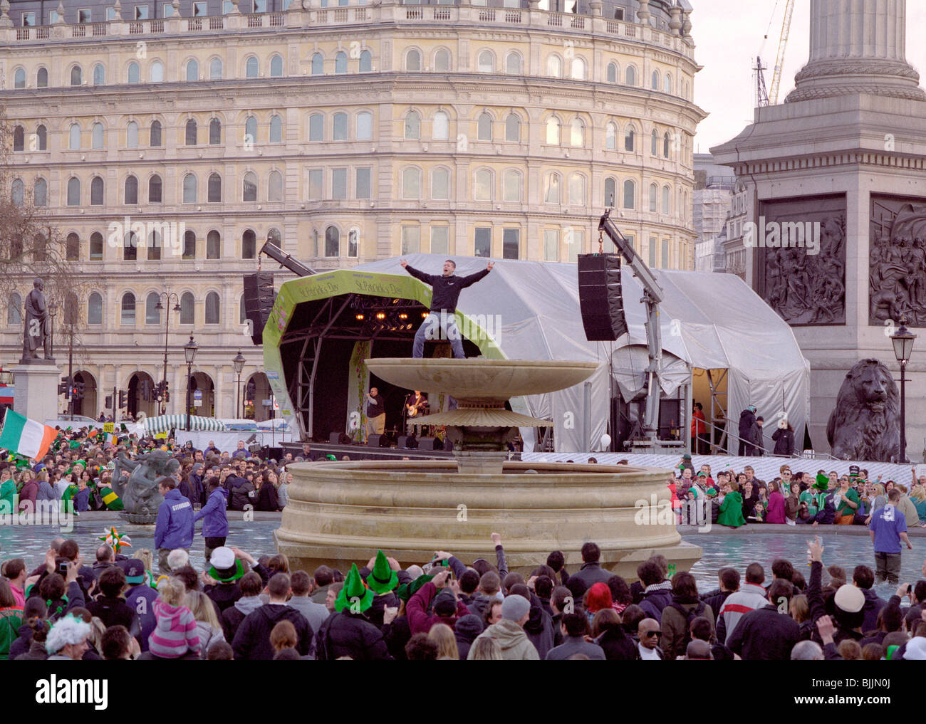 Il giorno di san patrizio Londra 2010 Foto Stock