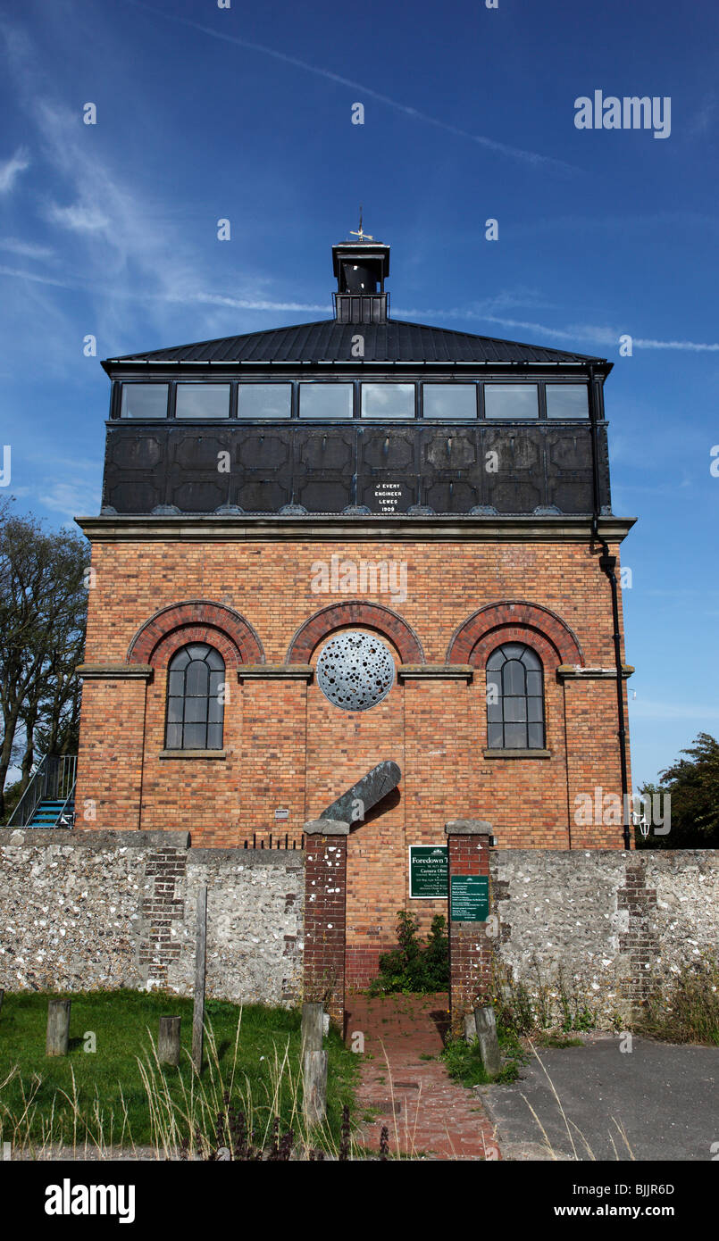 Inghilterra, East Sussex, Portslade, Foredown Tower, Camera Obscura. Foto Stock